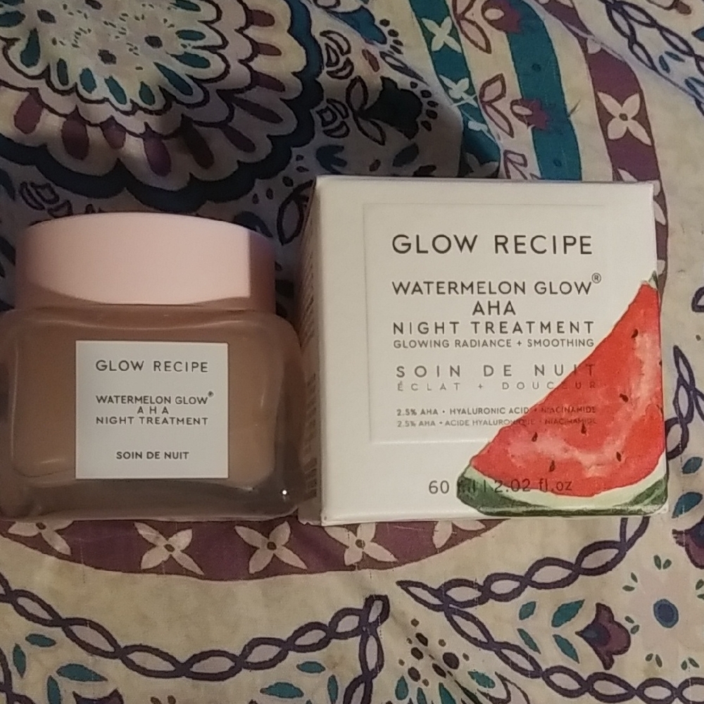 Glow Recipe Watermelon Glow AHA Night Treatment - Brand New In Box